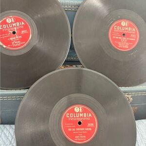 Columbia Vinyl Records Set, Frankie Carle , Guy Mitchell,Jerrry Wayne